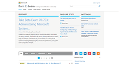 Desktop Screenshot of borntolearn.mslearn.net